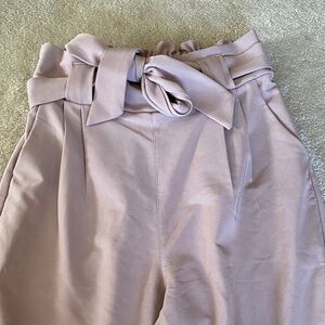 Grace Karin Lilac Tie-Waist Pants